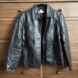 J.Crew leather jacket